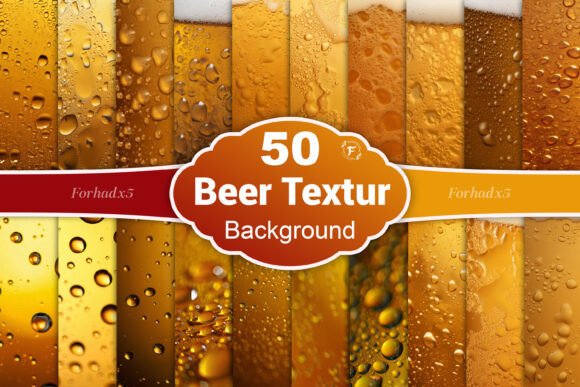 Beer Texture Digital Papers: Authentic Brew Backgrounds for Bold Designs