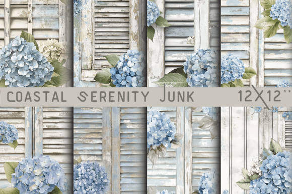 Coastal Serenity Junk Journal Wallpaper: A Designer's Guide