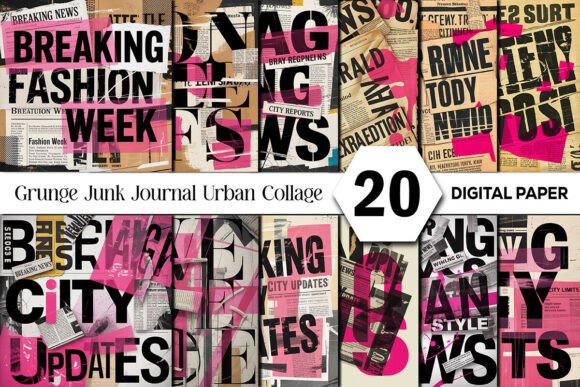 Grime, Grit, and Graphic Impact: Mastering the Urban Collage Aesthetic