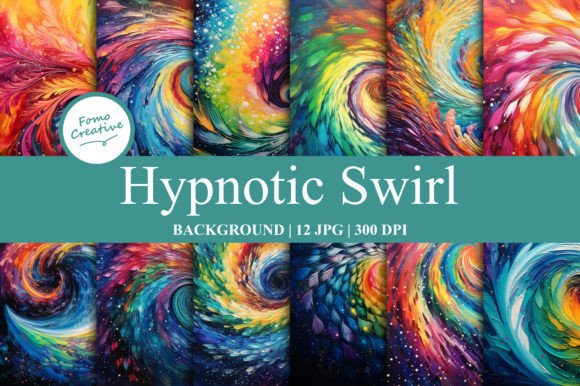 Hypnotic Swirl Background: Captivating Visual Motion