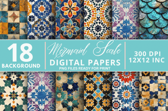 Moroccan Tiles Paper Digital Paper Bundle: A Designer's Field Guide