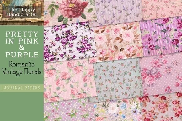 Pretty in Pink & Purple Journal Papers: A Romantic Toolkit for Creatives
