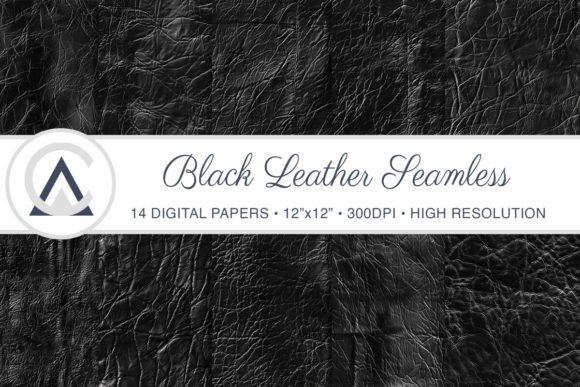 The Power of Black Leather Background Paper Textures