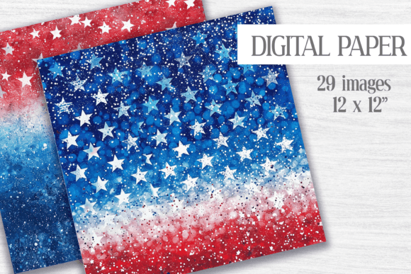 USA Patriotic Glitter: Sparkle with American Pride