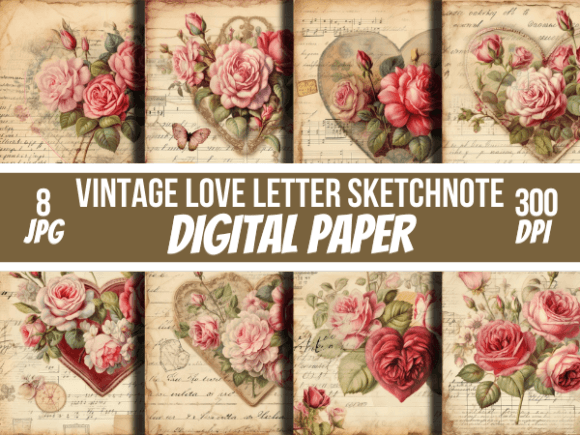 Vintage Love Letter Sketchnote Papers: A Creative's Guide